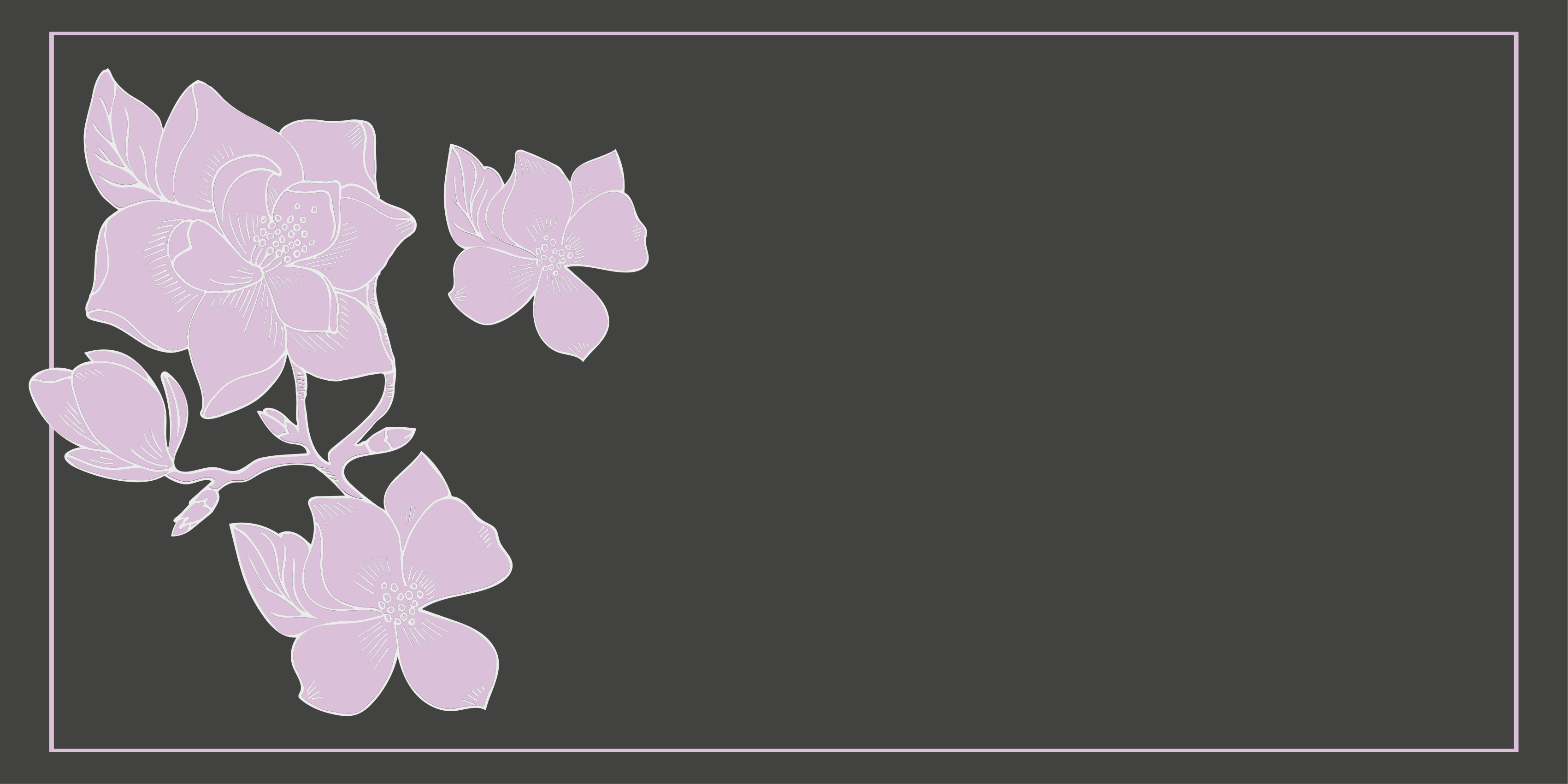 Pink arrangement flower vinyl rug - TenStickers