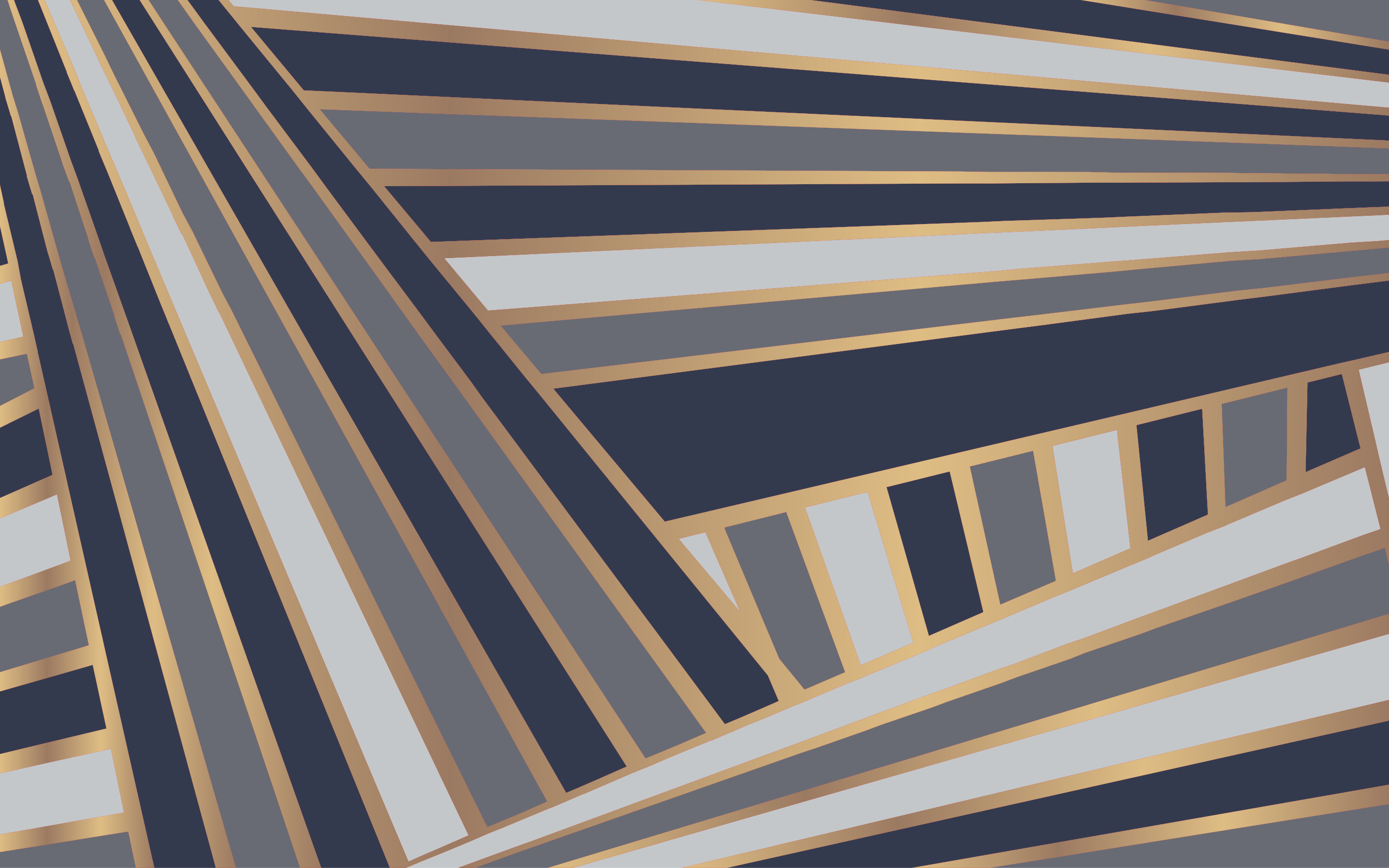 Striking grey motif stripes vinyl rug - TenStickers