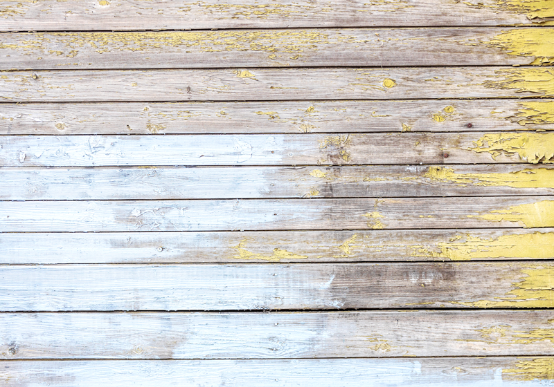 Distressed Plank Surface wood vinyl rug - TenStickers