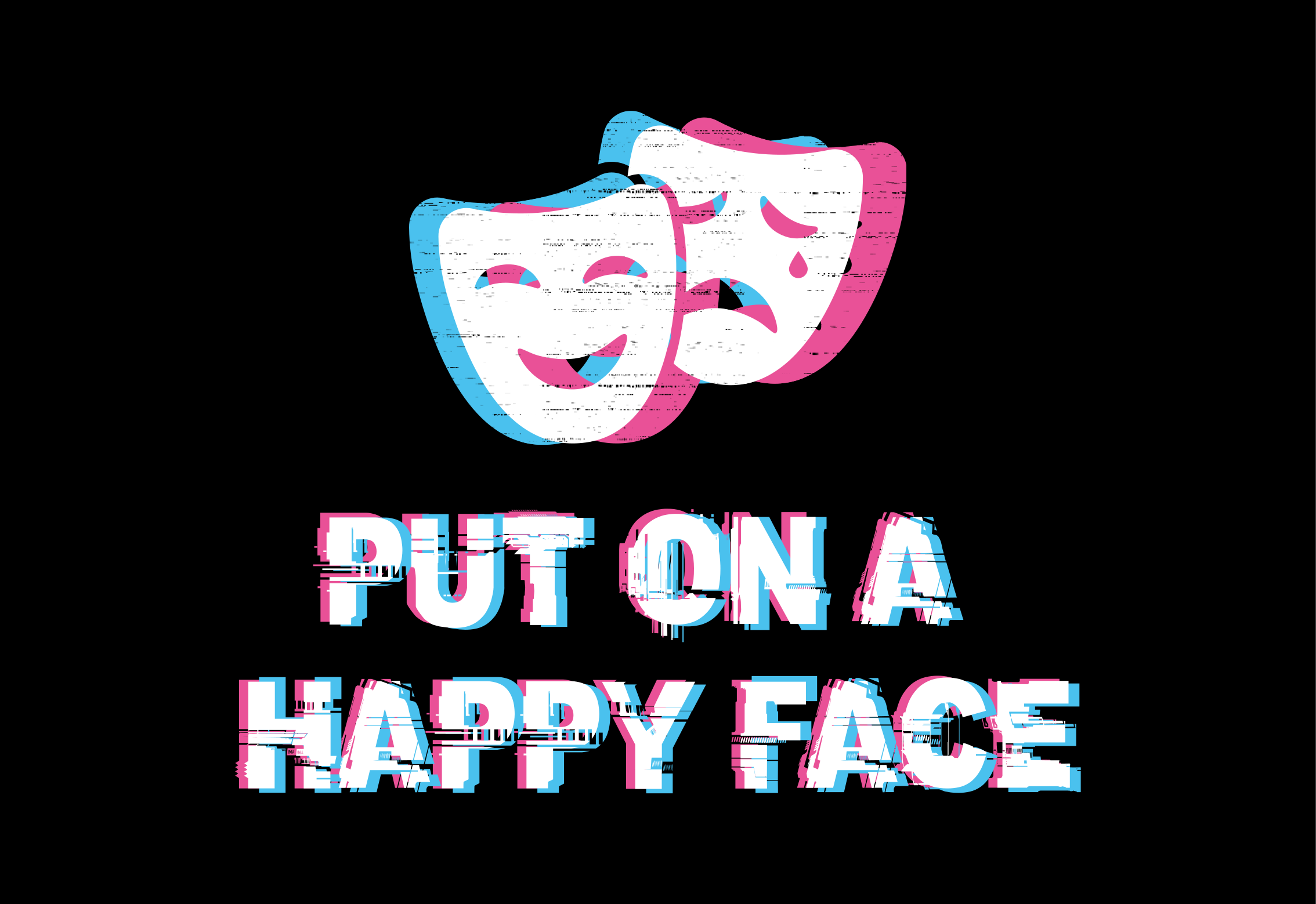 Put on a happy face original design modern rug - TenStickers