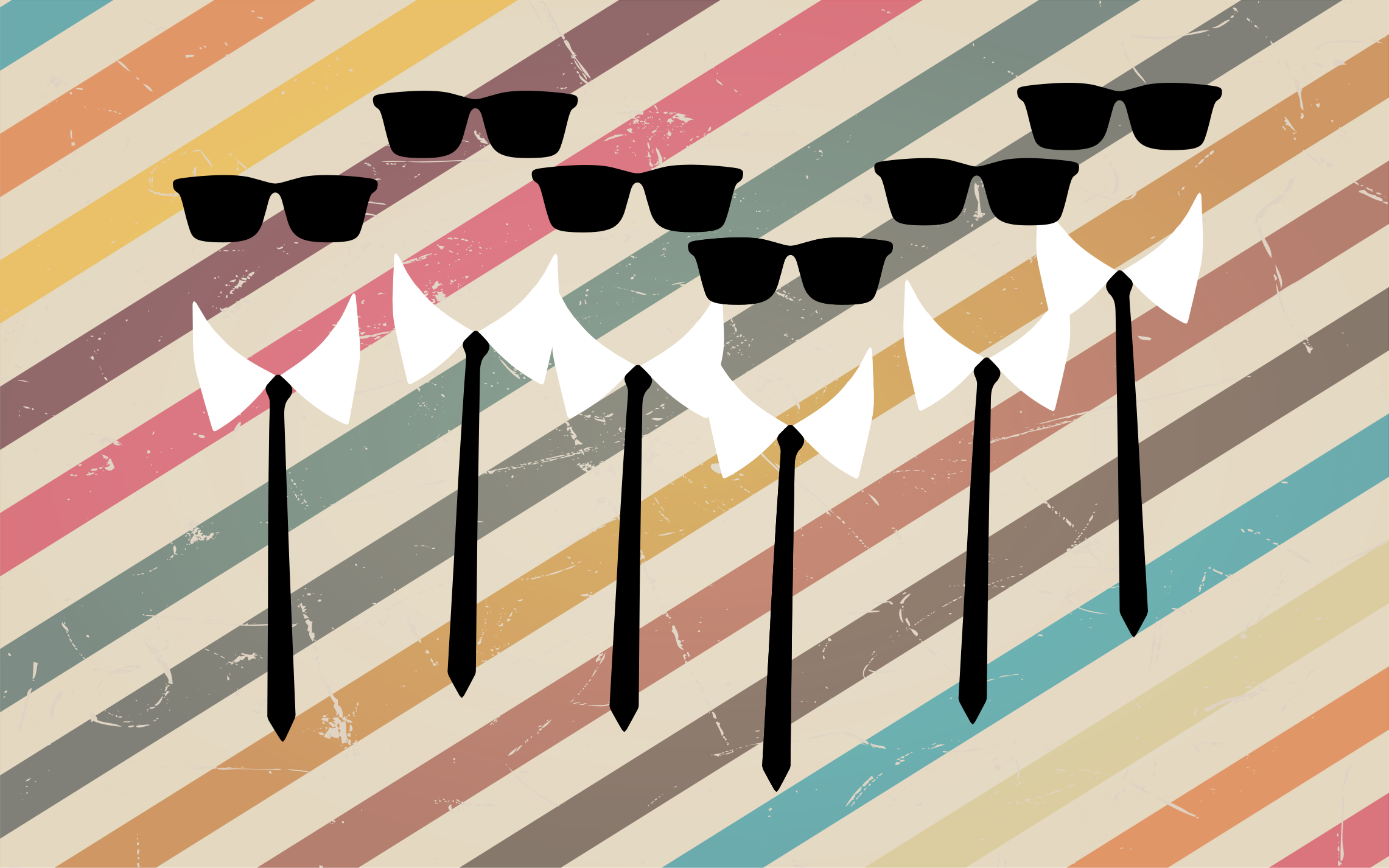 Ties of action movie modern rug - TenStickers