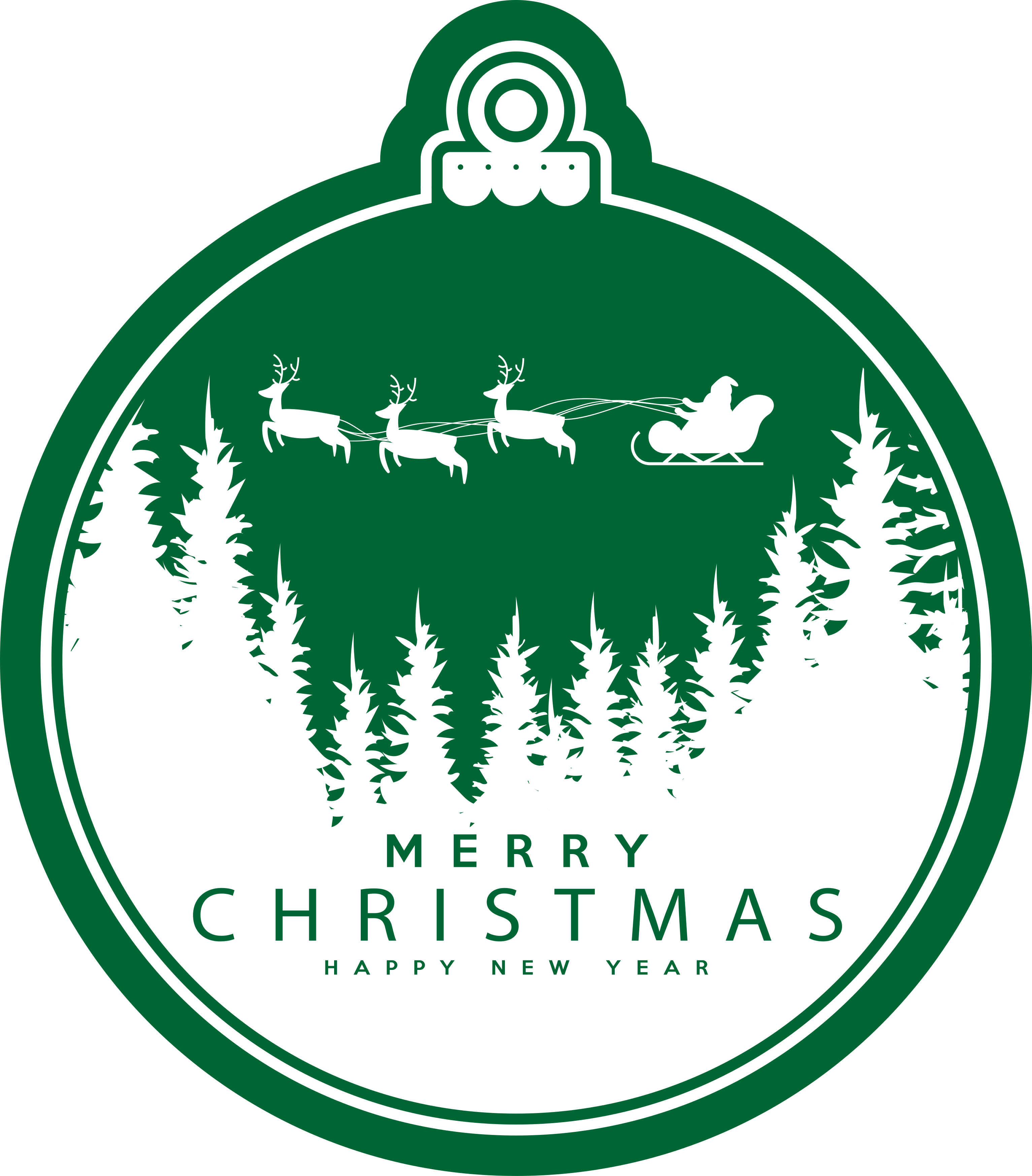 Sleigh Ride christmas vinyl rug - TenStickers