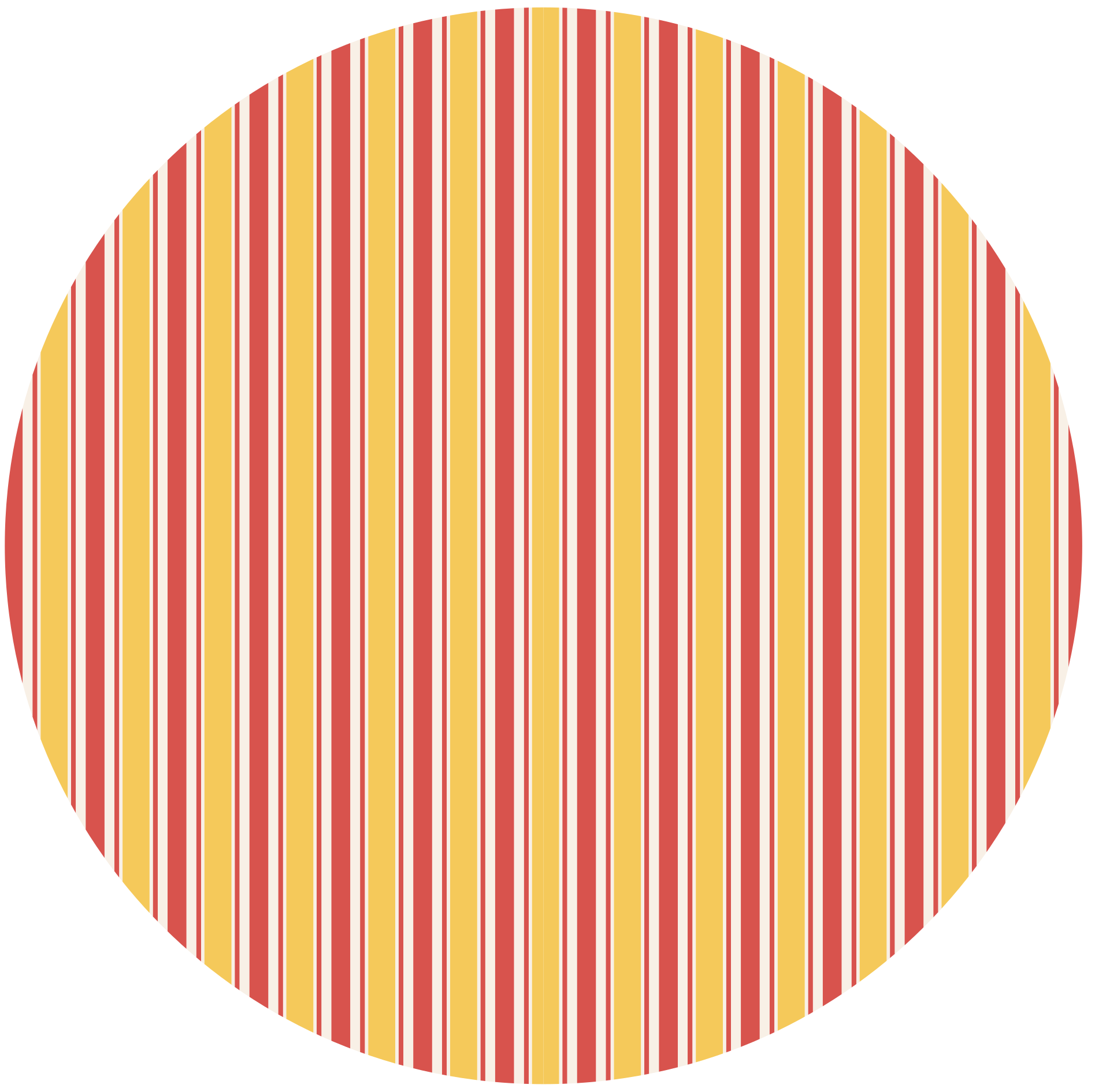 Yellow and purple stripes vinyl rug - TenStickers