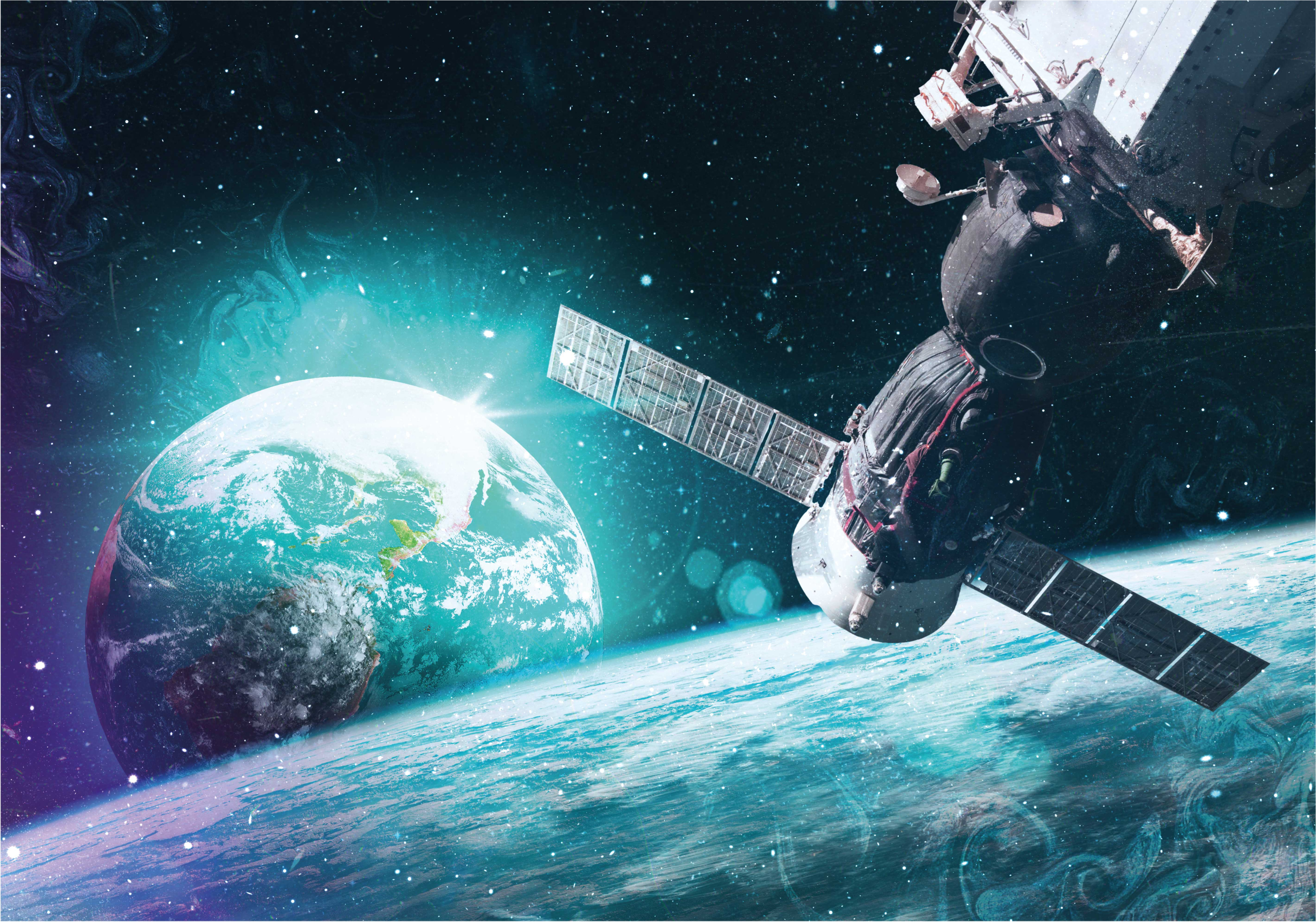 Galactic journey exploration star vinyl rug - TenStickers