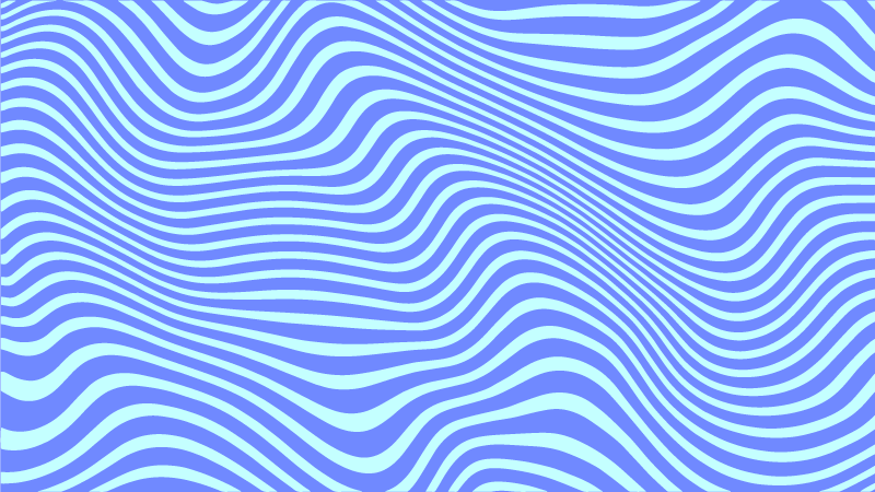 Flowing Blue Waves geometric vinyl rug - TenStickers