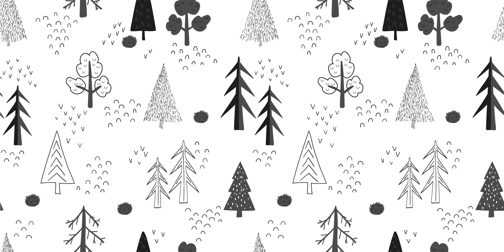 Tree pattern nordic vinyl rug - TenStickers