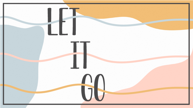 LET IT GO custom vinyl rug - TenStickers