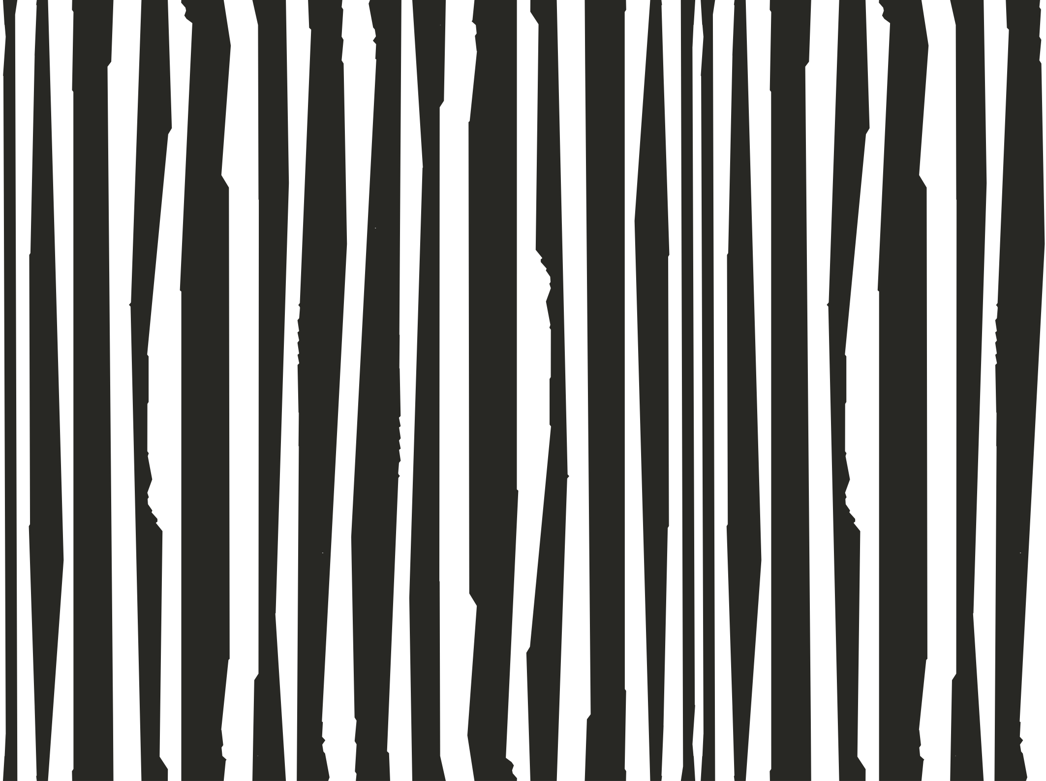 Striped Monochrome Design stripes carpet - TenStickers