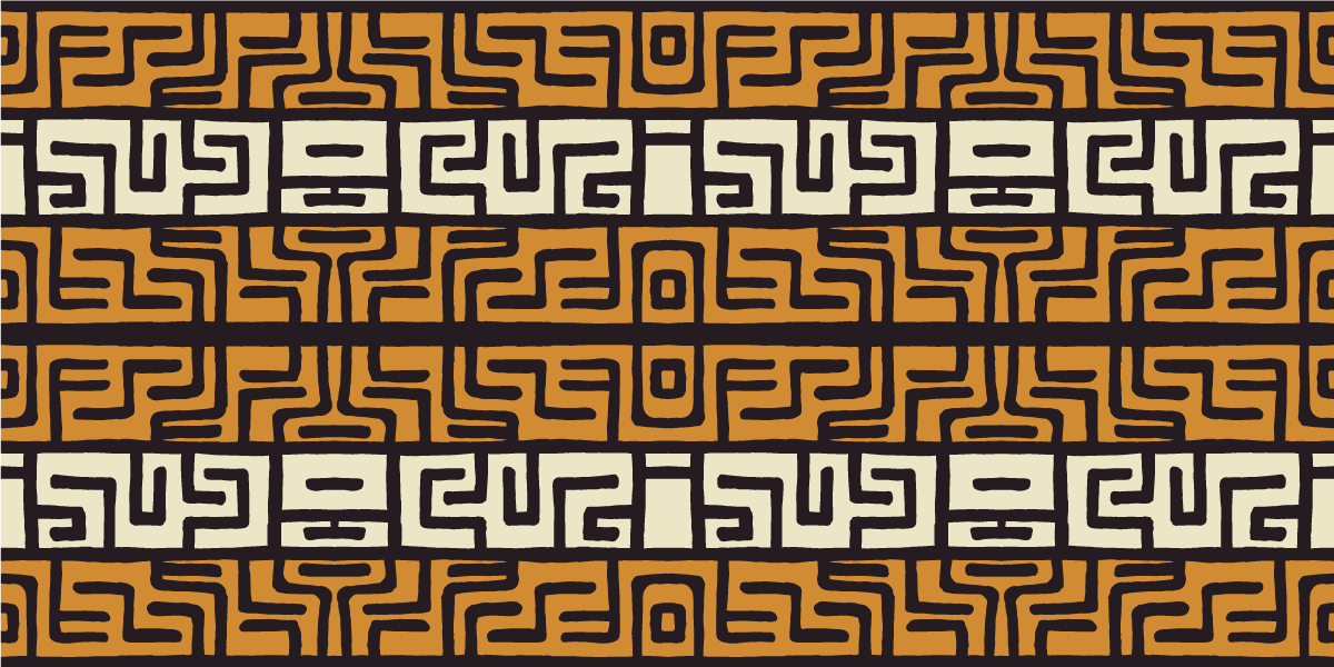 Geometric Labyrinth Pattern stripes carpet - TenStickers