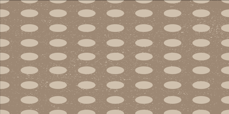 Neutral Polka Dot Pattern stripes carpet - TenStickers