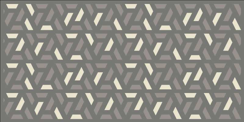 Interlocking Lattice geometric rugs - TenStickers
