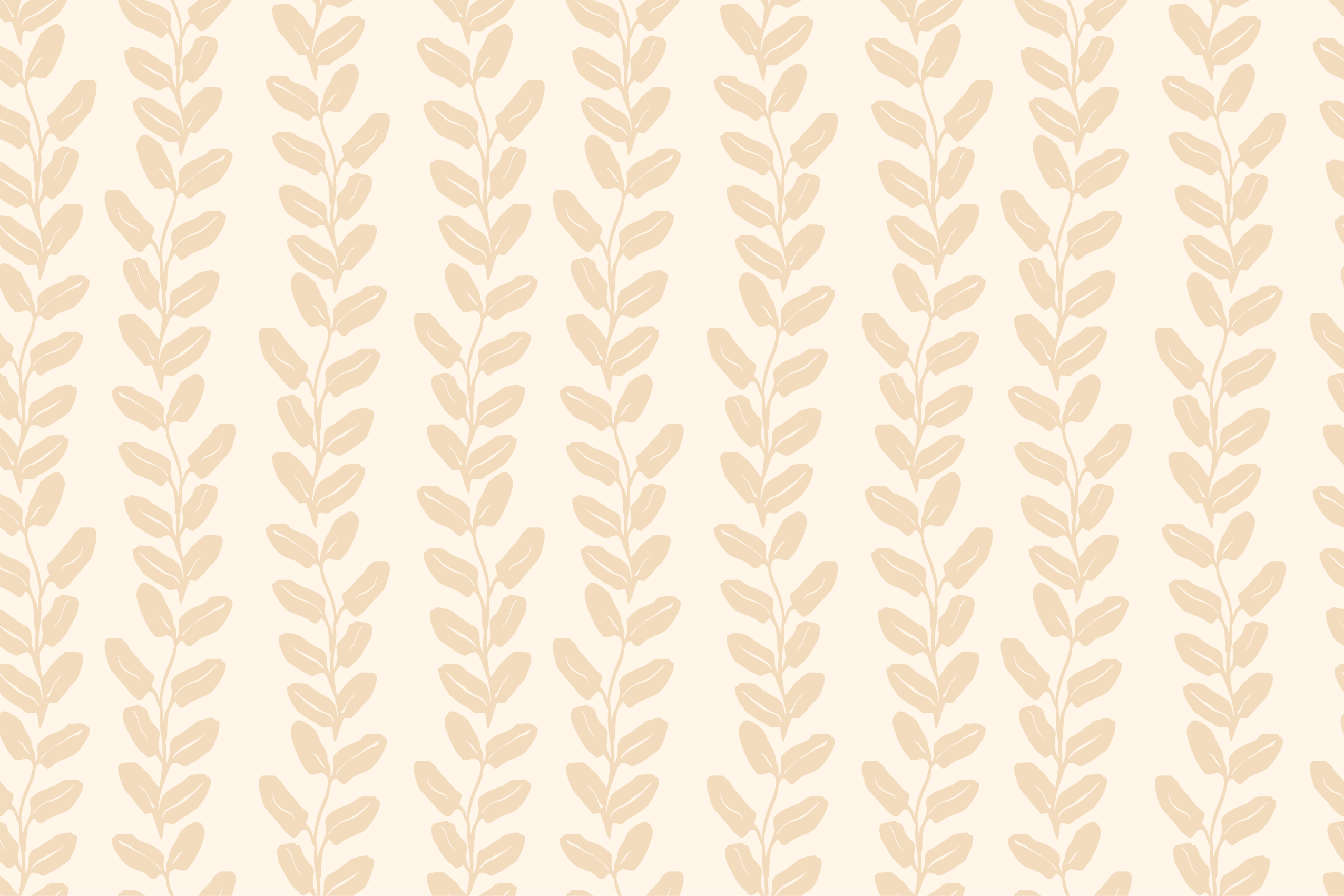 Botanical Pattern floral rug - TenStickers