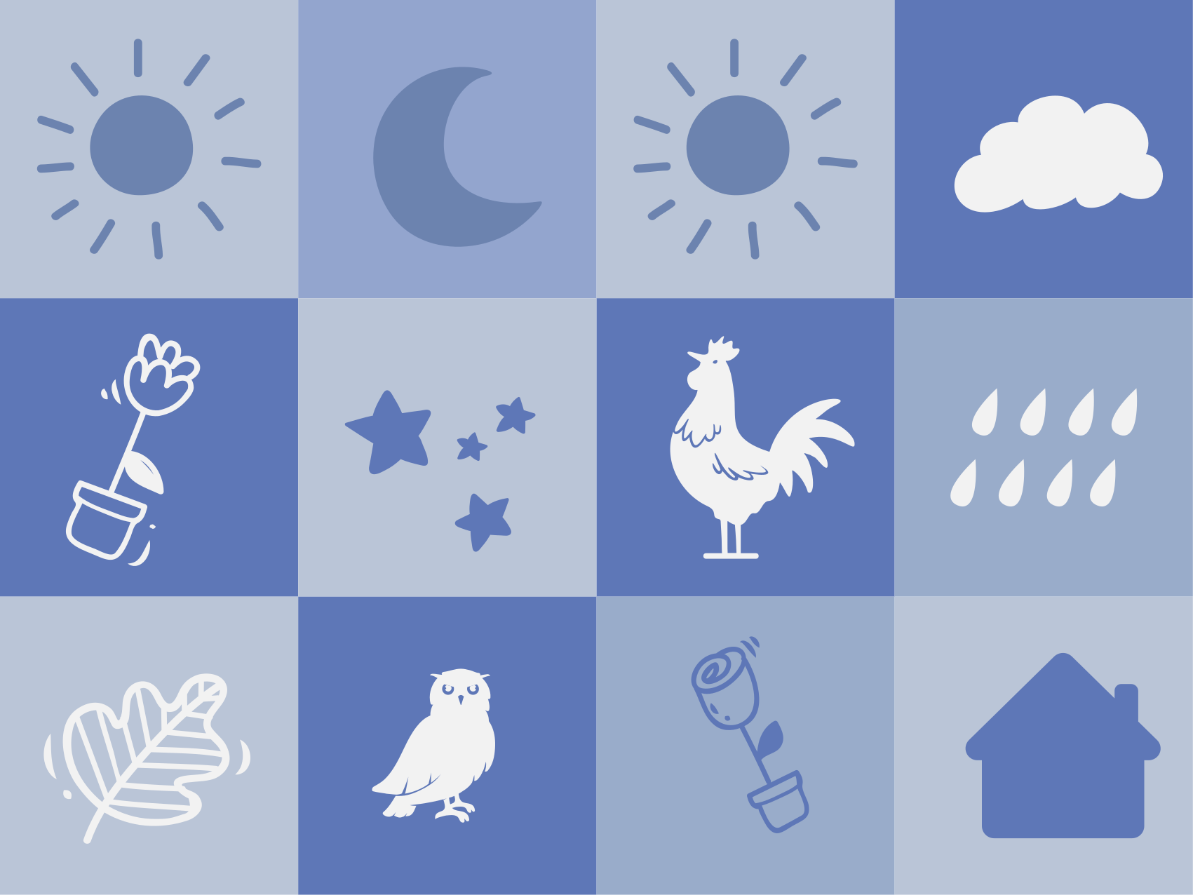 Nursery Checkerboard playroom rug - TenStickers