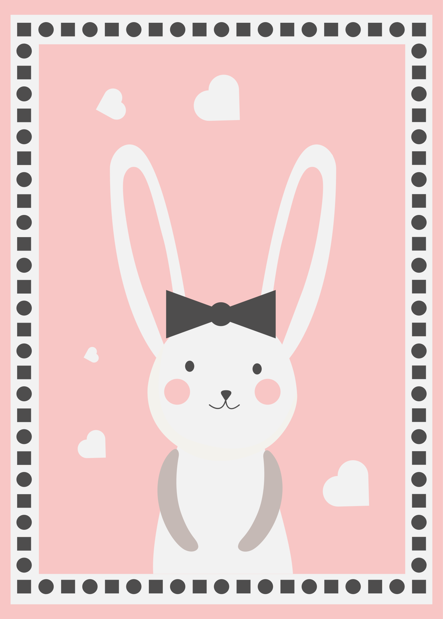 Bunny Nursery Decor playroom rugs - TenStickers