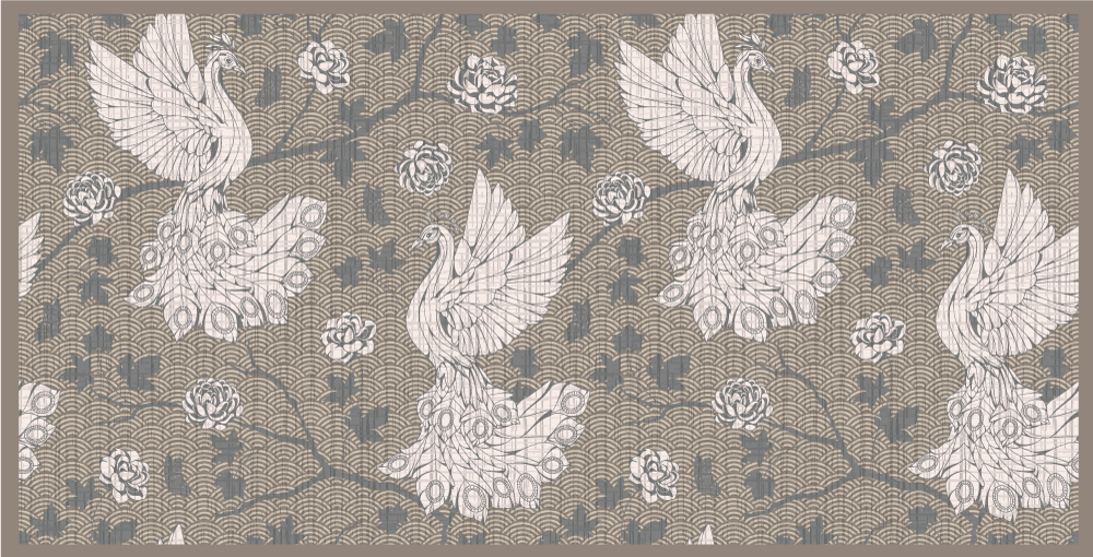 Yute birds animal vinyl rug - TenStickers