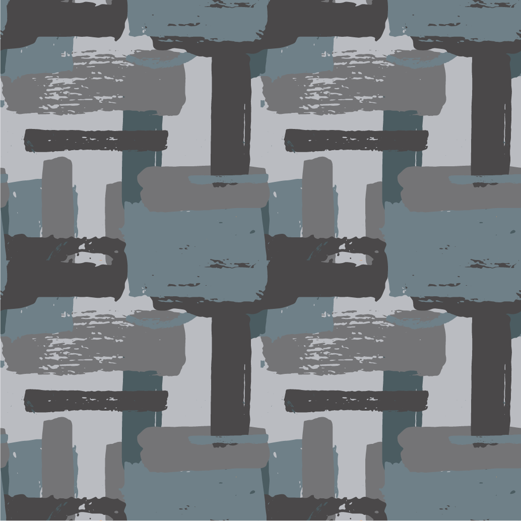 Light colors painted blocks modern rug - TenStickers