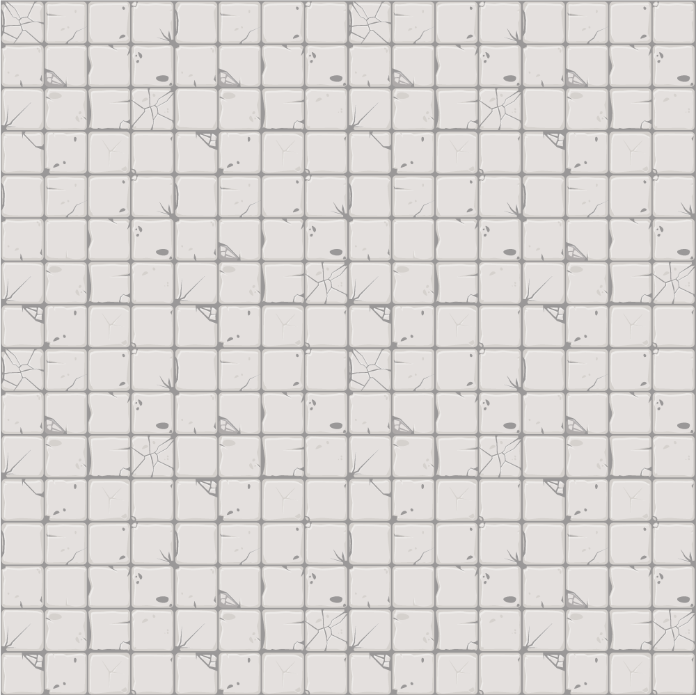 Old White Tile Wall bathroom vinyl rug - TenStickers