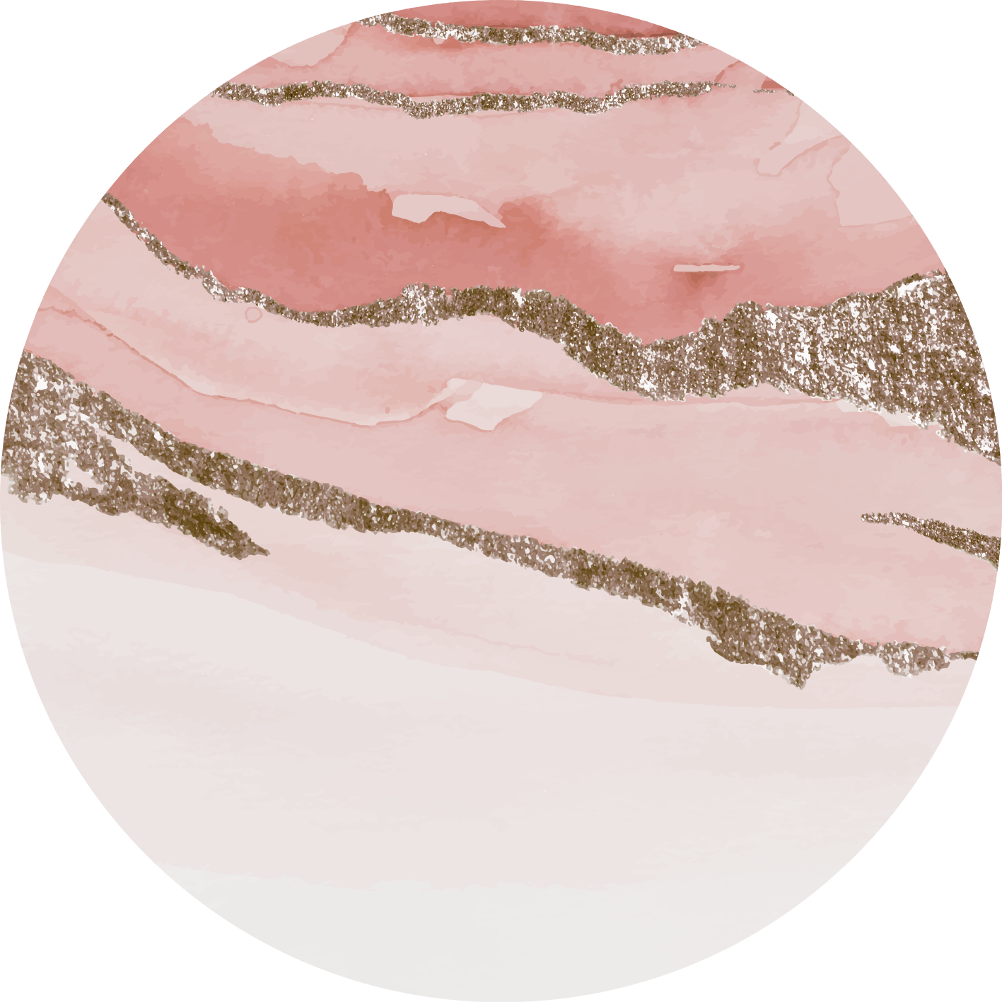 Abstract Textured Circular Design pink vinyl rug - TenStickers