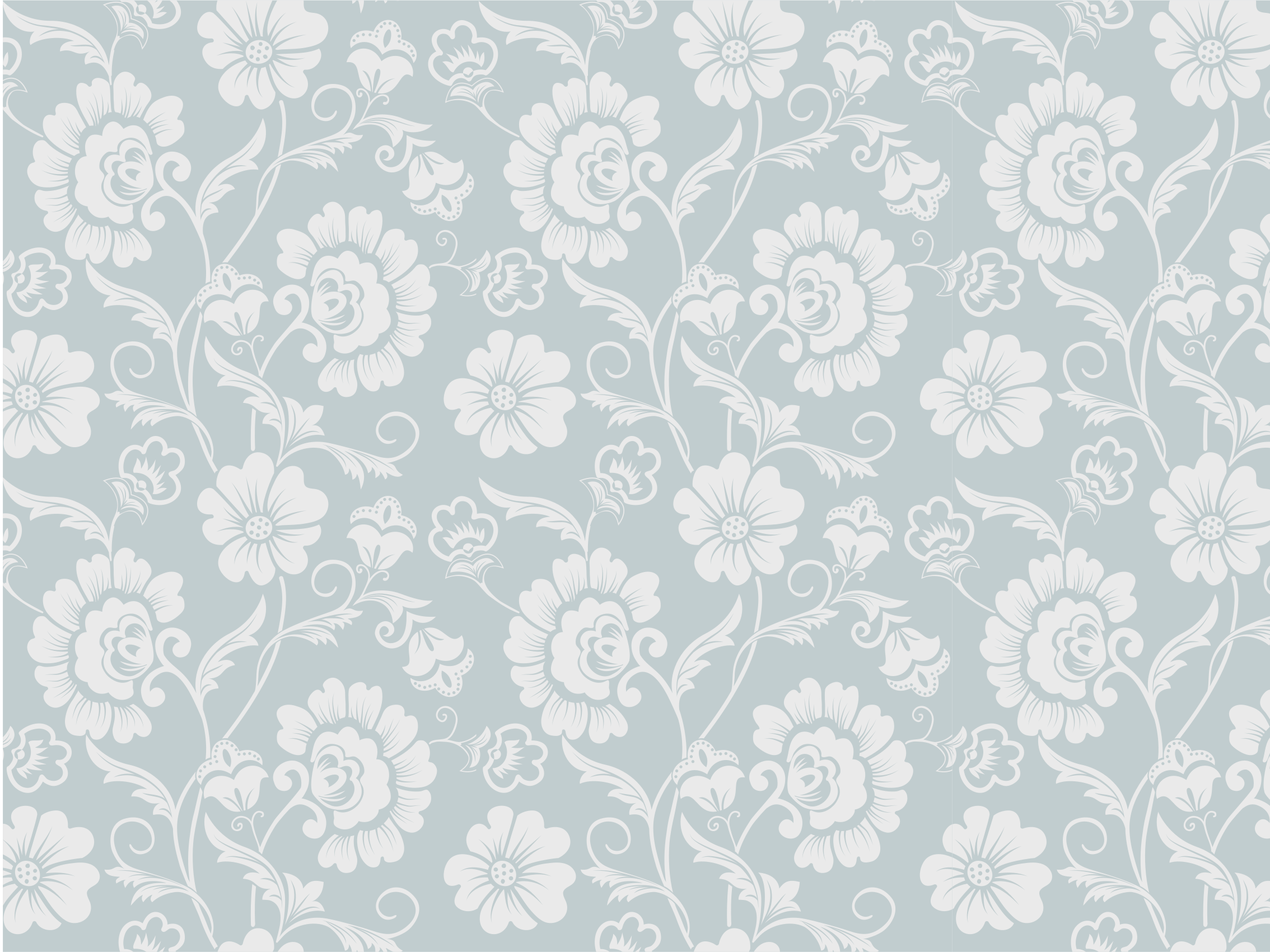 Elegant Floral Pattern floral rug - TenStickers