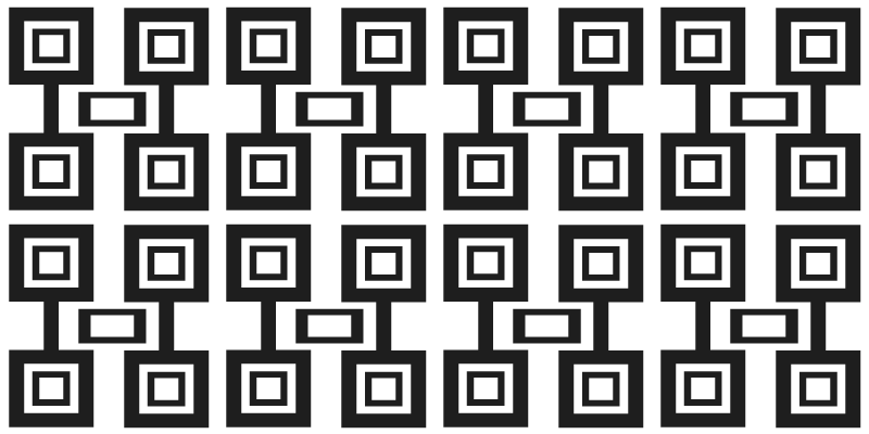 Geometric Squares Pattern geometric rugs - TenStickers