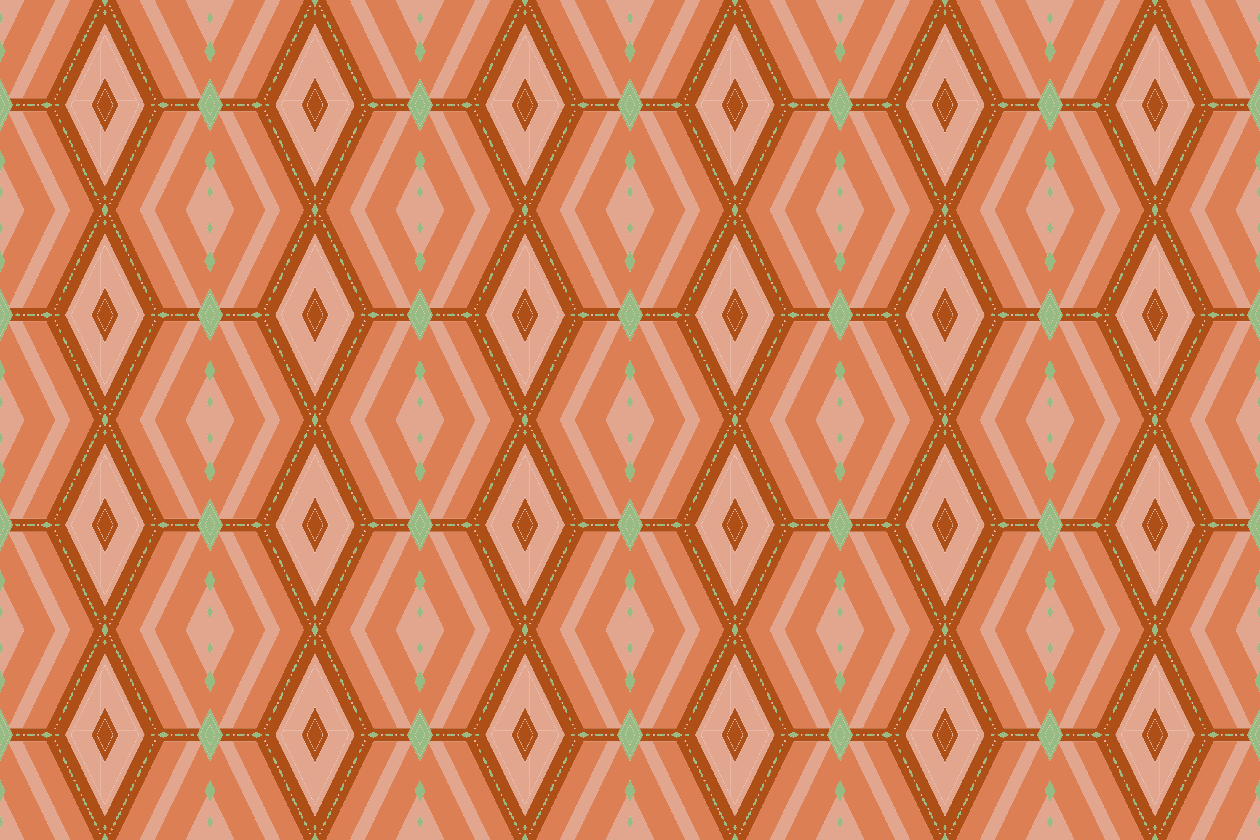 Geometric Pattern Harmony geometric vinyl rug - TenStickers