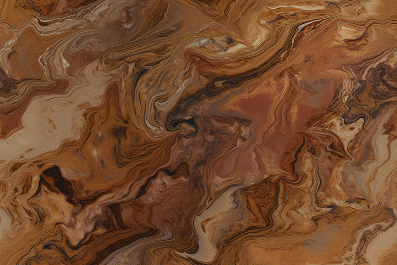 Brown shade marble vinyl rug - TenStickers