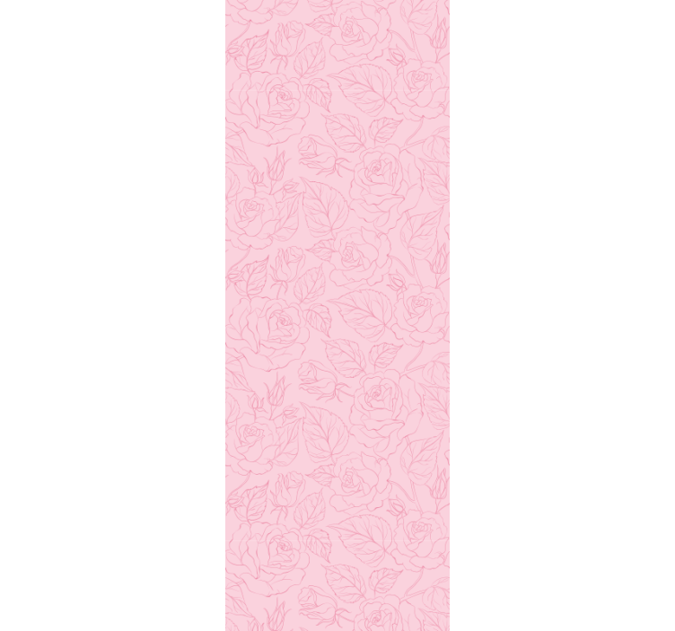 Rose pink background flower wallpaper - TenStickers