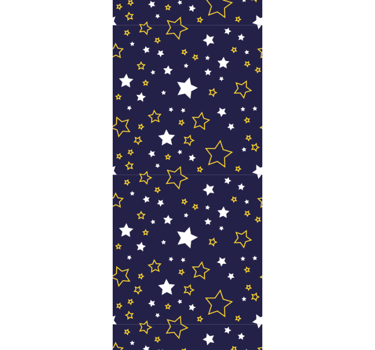 Navy Starry Night star wallpaper - TenStickers