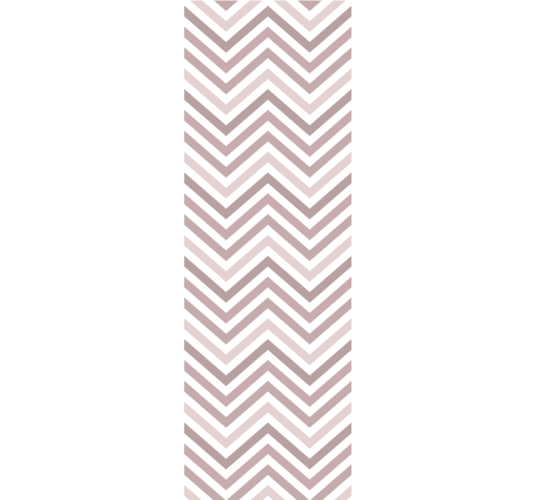 Chevron zigzag forms horizontal striped wallpaper - TenStickers