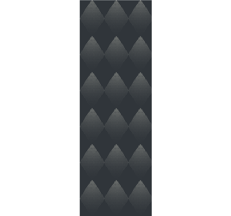 Elegant diamond shapes triangle wallpaper - TenStickers