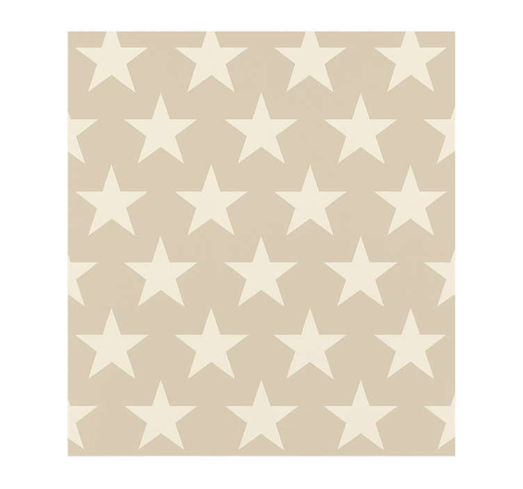 Beige stars pattern teenager wallpaper - TenStickers