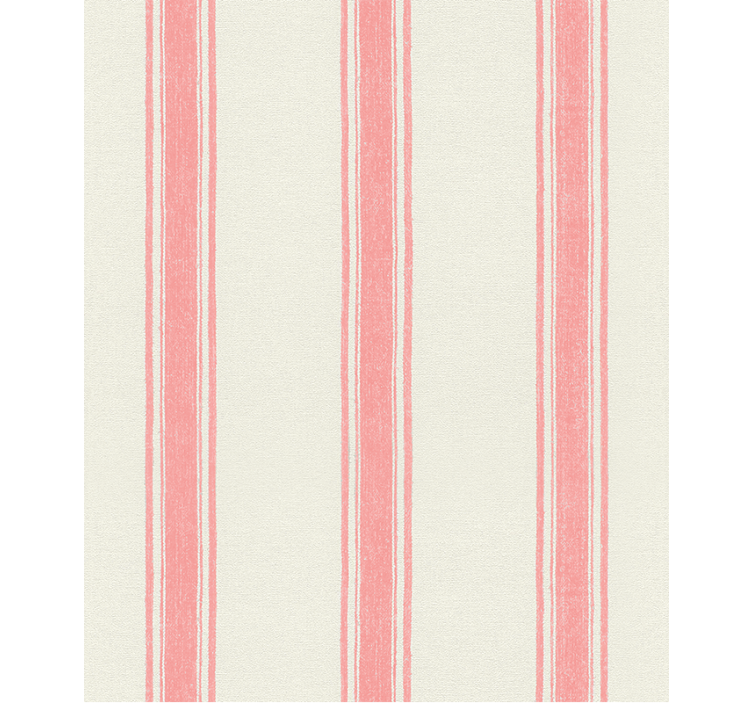 Shapes wallpaper in vertical lines pastel pink - TenStickers