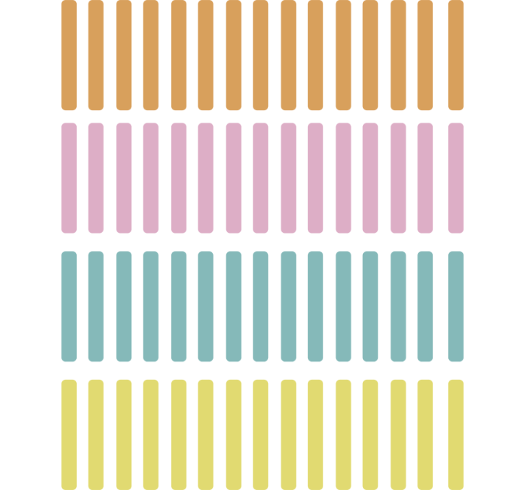 Geometric wallpaper coloured confetti sticks - TenStickers