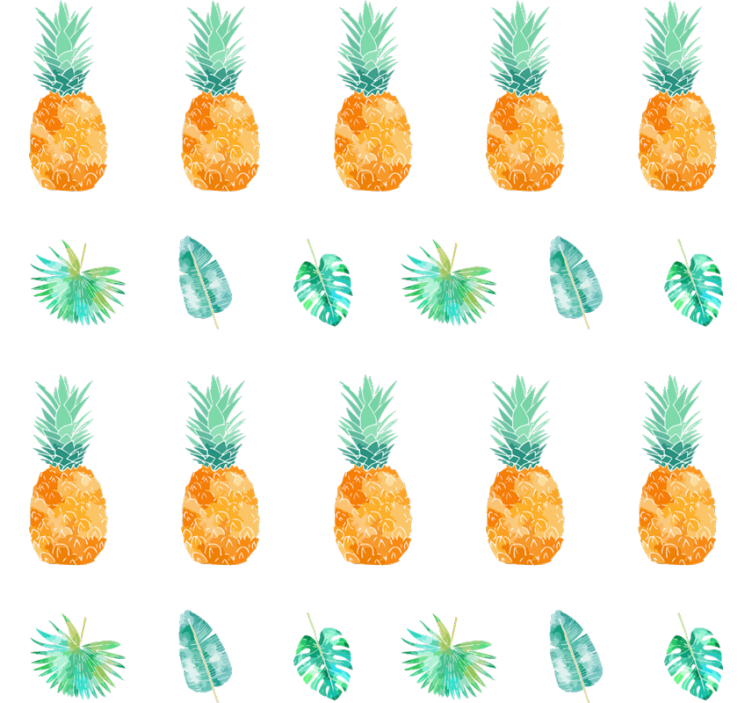 Nature wallpaper pineapple theme - TenStickers