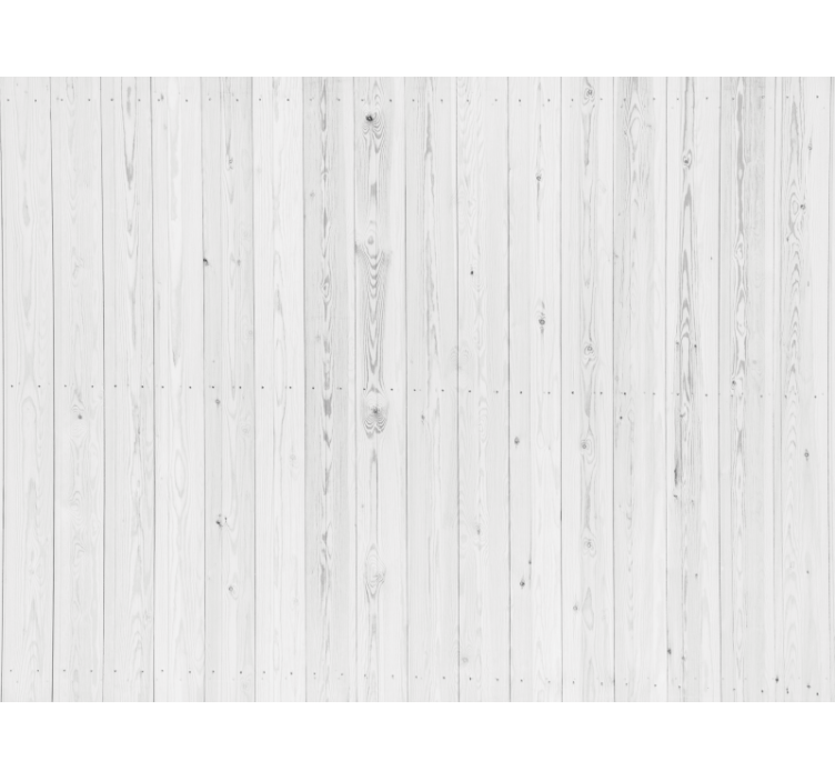 Wood wallpaper vintage white design - TenStickers
