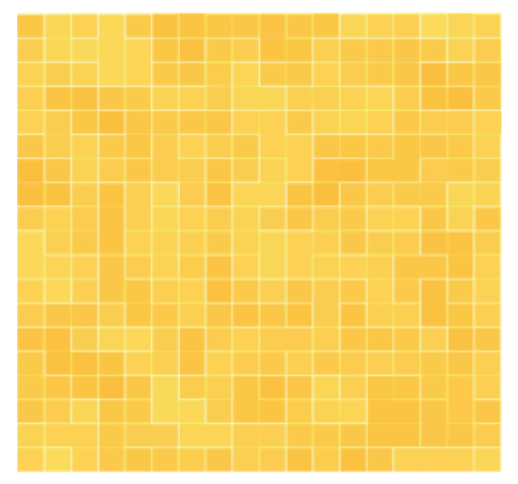 Ornamental wallpaper with mosaic pattern design - TenStickers