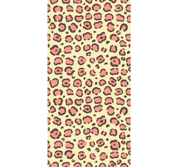 Bedroom wallpaper leopard fur design - TenStickers