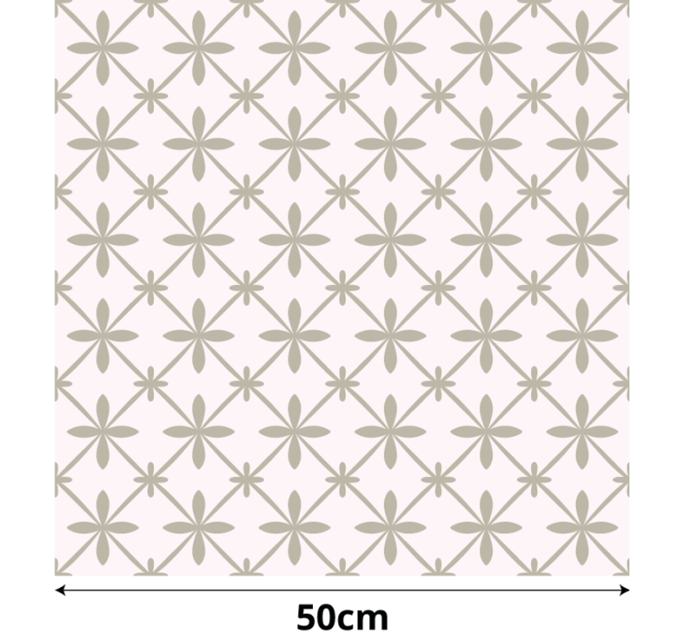 Bedroom wallpaper vintage simple pattern - TenStickers
