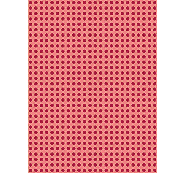 Hallway wallpaper simple geometric dots pattern - TenStickers