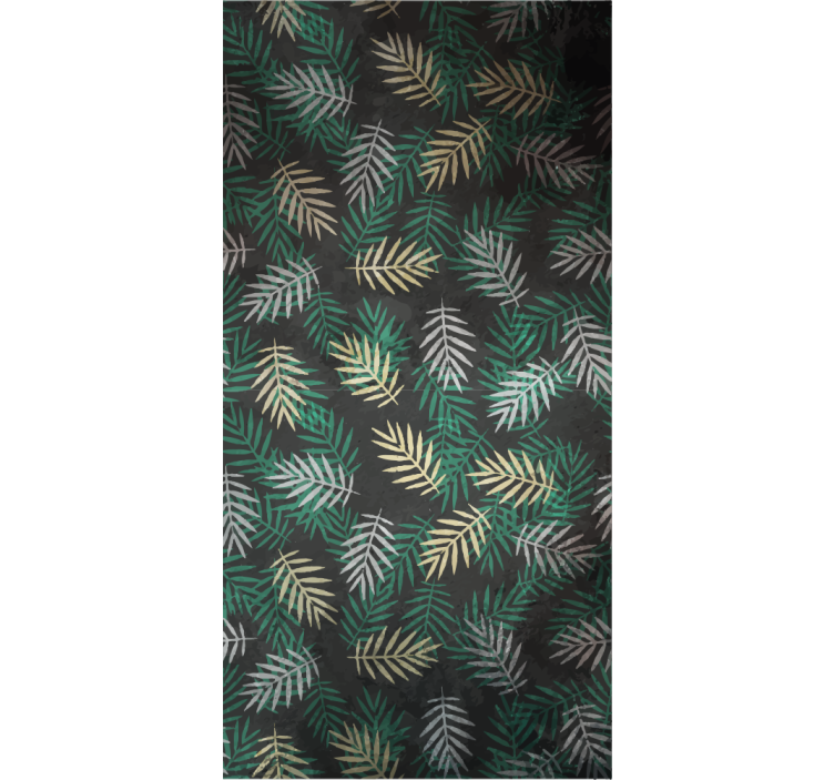 Nature wallpaper tropical foliage design - TenStickers