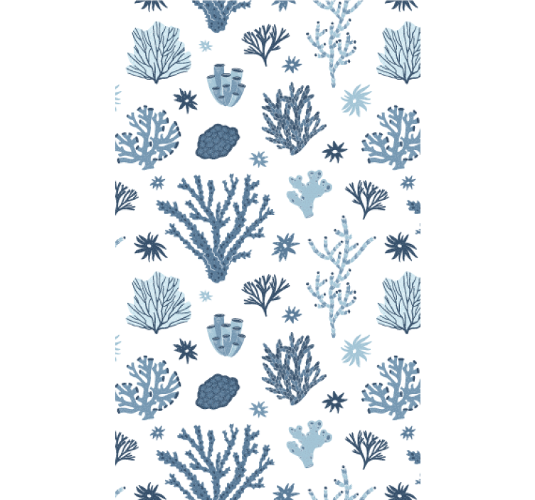 Nature wallpaper coral reef design - TenStickers