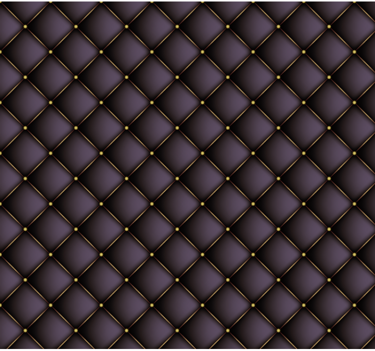 Textured wallpaper with quilted design - TenStickers