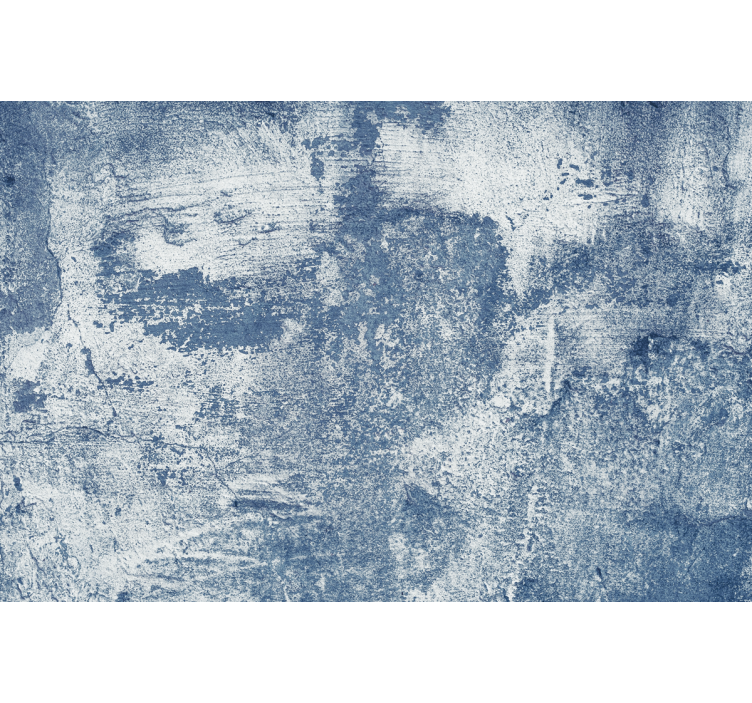 Stone wallpaper blue concrete effect - TenStickers