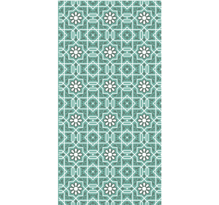 Tile wallpaper moroccan design - TenStickers