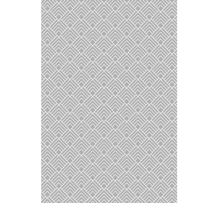 Scandinavian wallpaper light grey zigzag lines - TenStickers