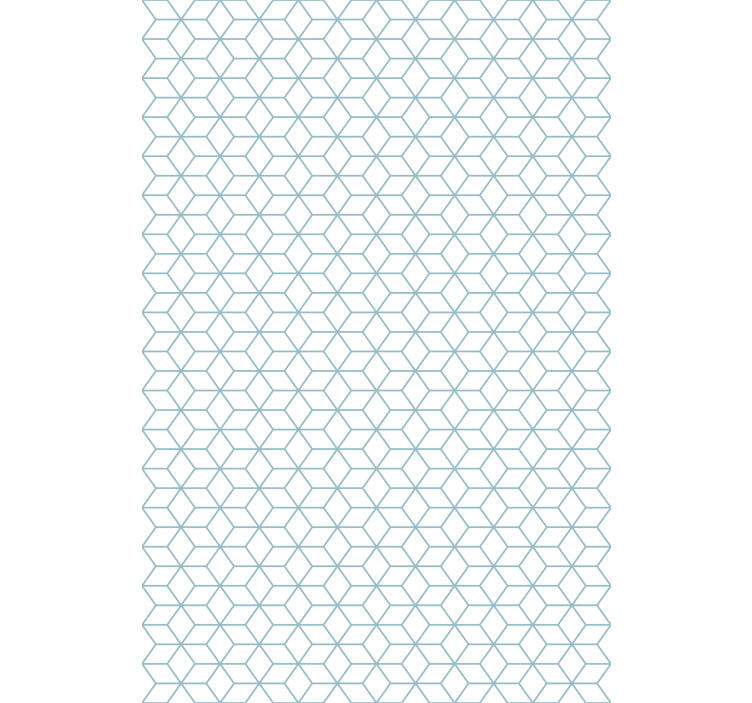 Scandinavian wallpaper white background light blue lines - TenStickers