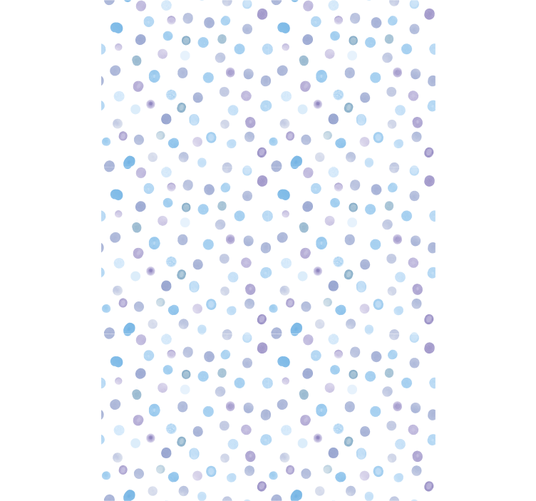 Scandinavian wallpaper colorful painted dots - TenStickers