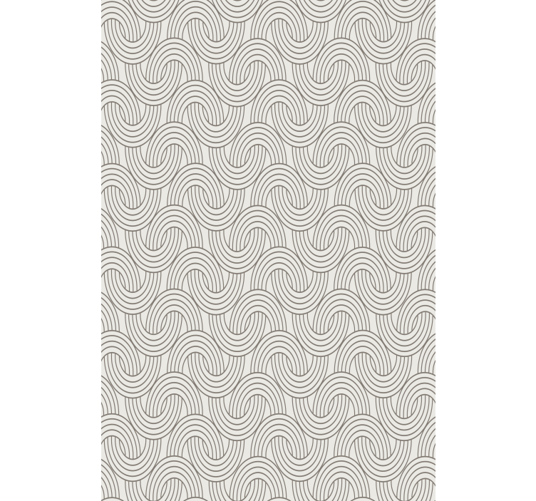 Texture pattern wallpaper intricate wave designs - TenStickers