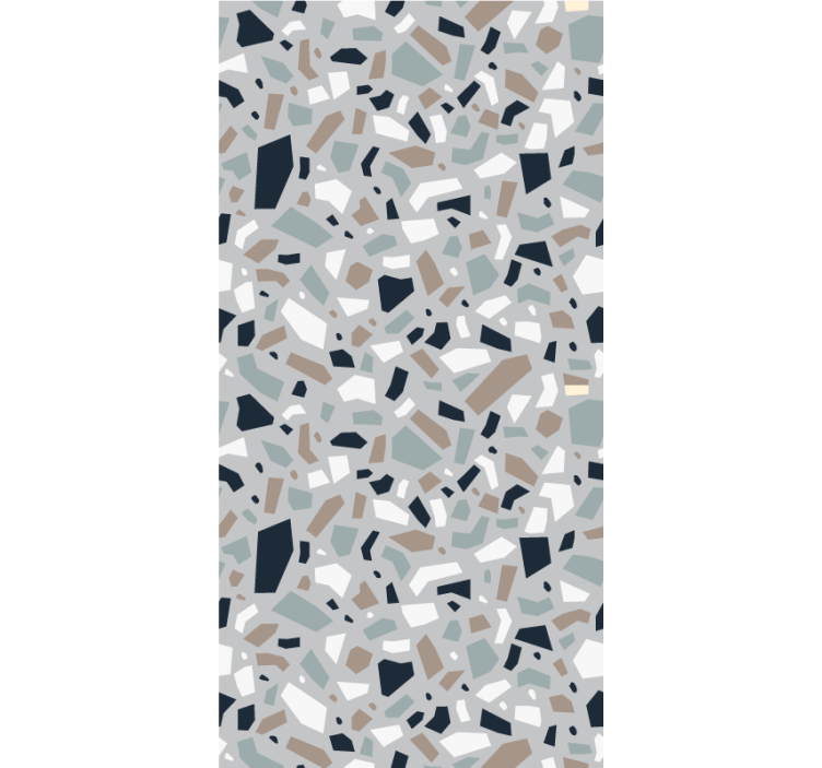 Texture pattern wallpaper in abstract terrazzo design - TenStickers