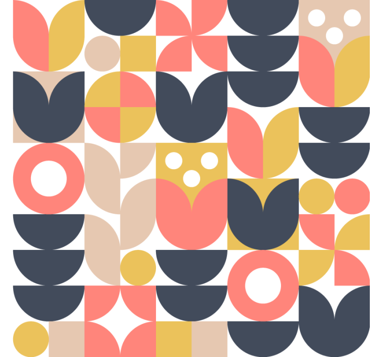 Scandinavian wallpaper nordic geometrics - TenStickers